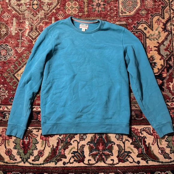 Lands' End Serious Sweats Sweatshirt - Picture 1 of 9